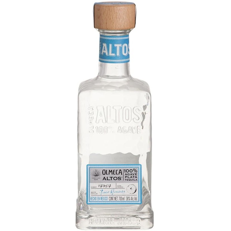 Set 2 x Tequila Olmeca, Altos Plata, 0.7 l