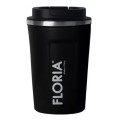 Set 2 x Termos Cafea, Capacitate 380 ml, Interior din Inox, Negru