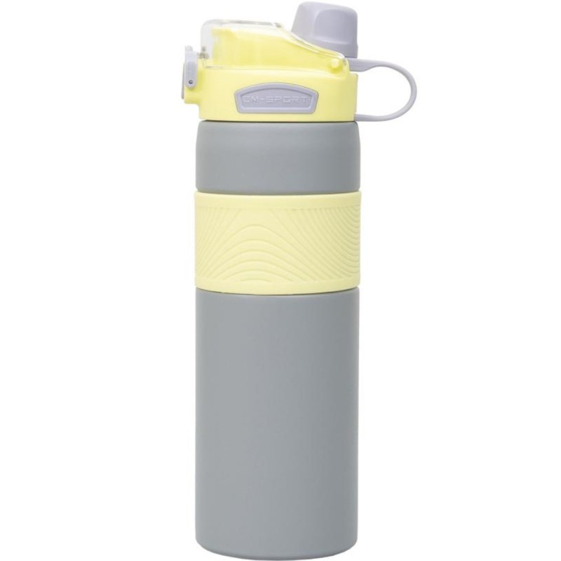 Set 2 x Termos cu Pai, Interior Inox, Capacitate 800 ml, Gri