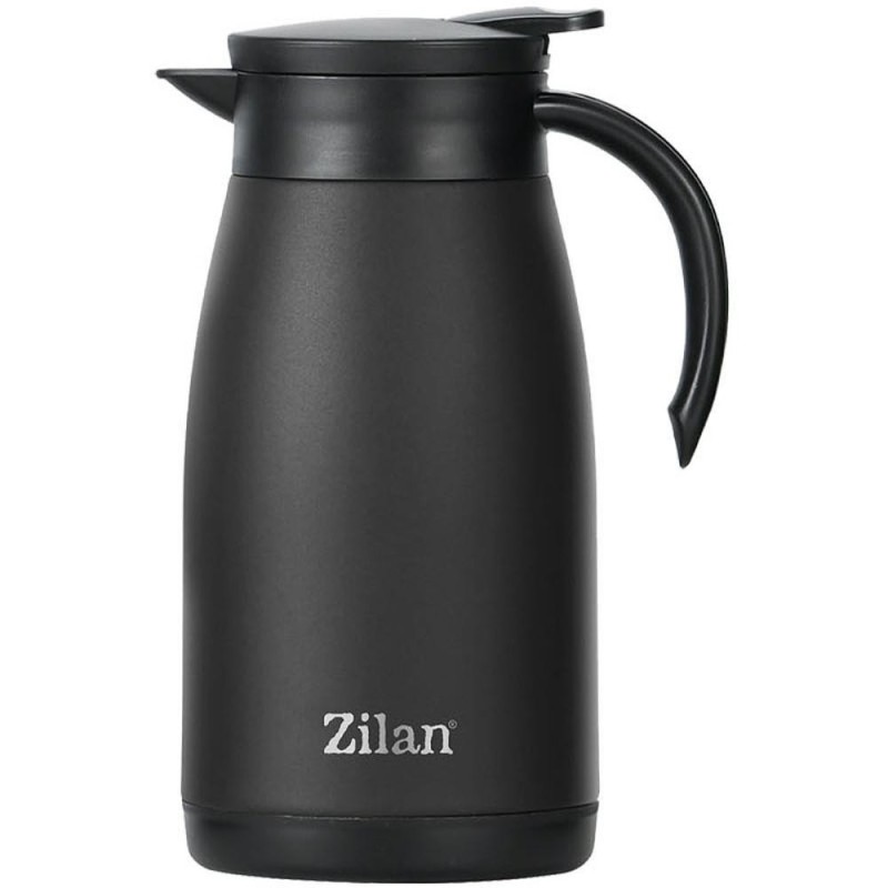 Set 2 x Termos Tip Ceainic, din Inox, Capacitate 1 l, Negru