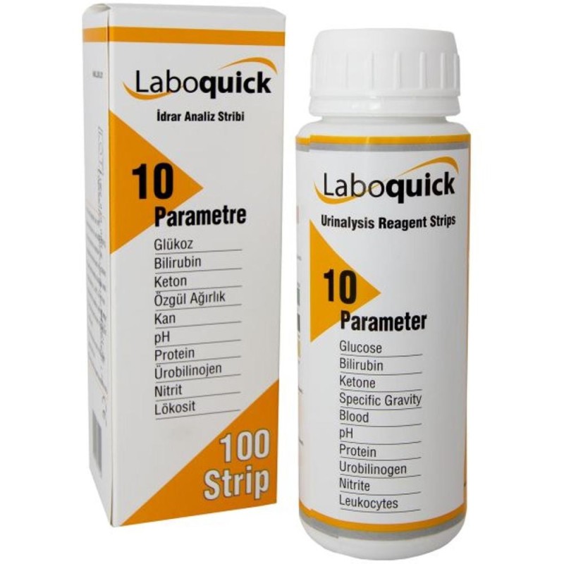 Set 2 x Test Rapid Infectie Urinara, 10 Parametri, 100 Stripuri