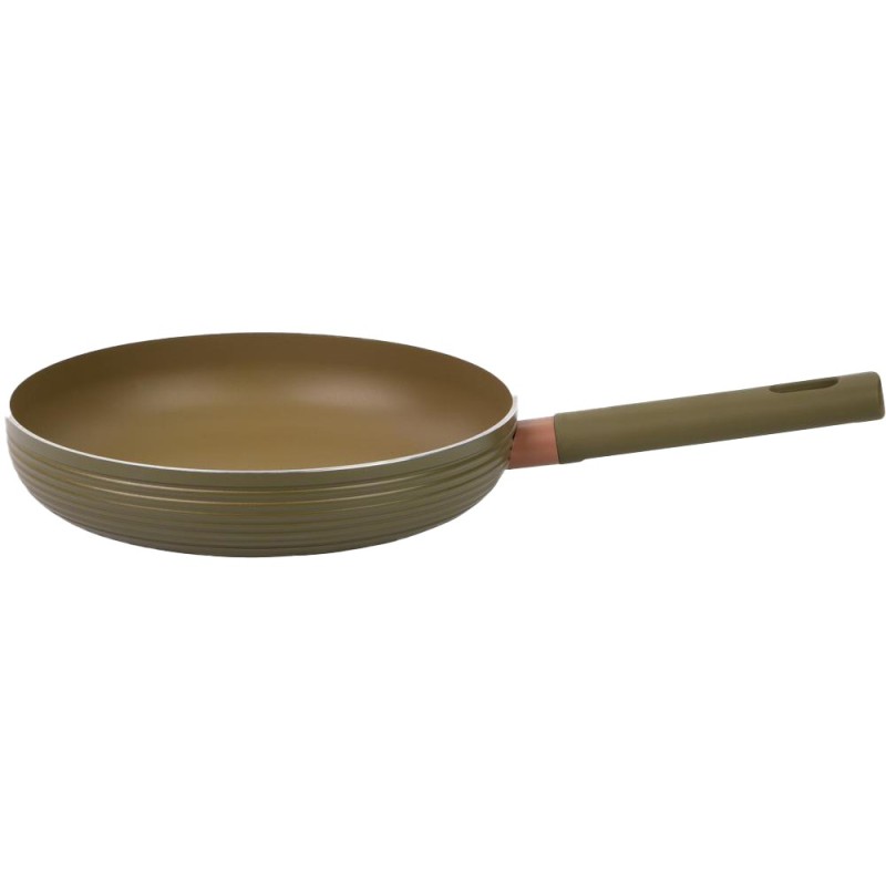 Set 2 x Tigaie Aluminiu, 1.60 l, Interior Anti-Aderent, Compatibila Plita Inductie, 24 cm, Verde, Grunberg