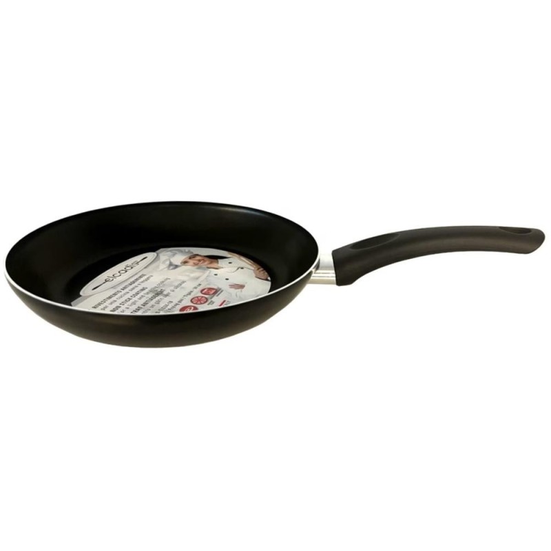 Set 2 x Tigaie din Aluminiu, Diametru 24 cm, Neagra, Italia, Elcadis