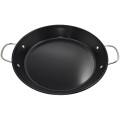 Set 2 x Tigaie Grill, Otel, Invelis Antiaderent, pentru Aragaz sau Gratar, 30 cm, Neagra, Grunberg