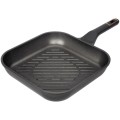 Set 2 x Tigaie Grill pe Inductie, 28 cm, Culoare Negru, Neoklein