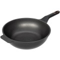 Set 2 x Tigaie Wok Inductie Neoklein, 30 cm, Negru