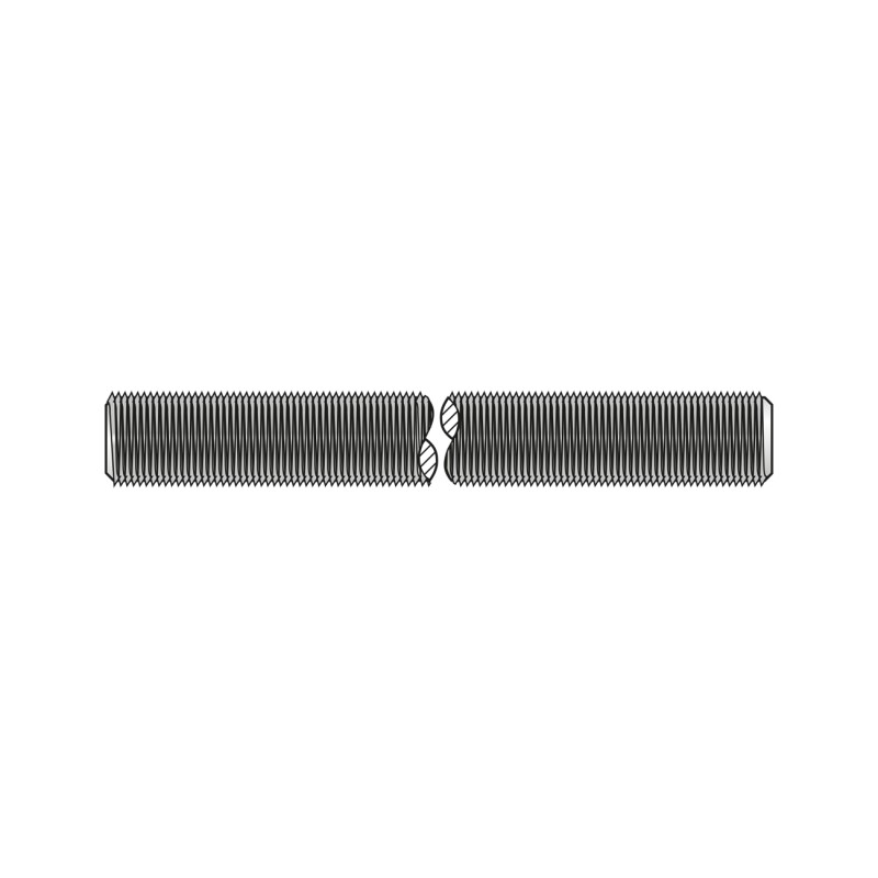 Set 2 x Tija Filetata 1m 975 Alama-M 8