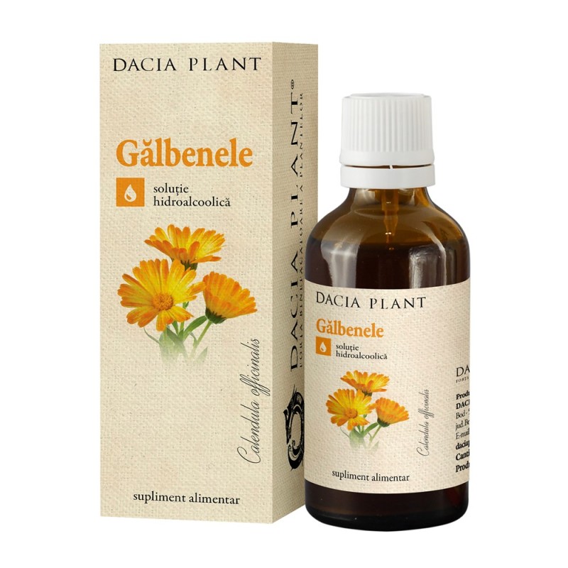 Set 2 x Tinctura de Galbenele, 50 ml, Dacia Plant