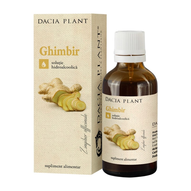Set 2 x Tinctura de Ghimbir, 50 ml, Dacia Plant