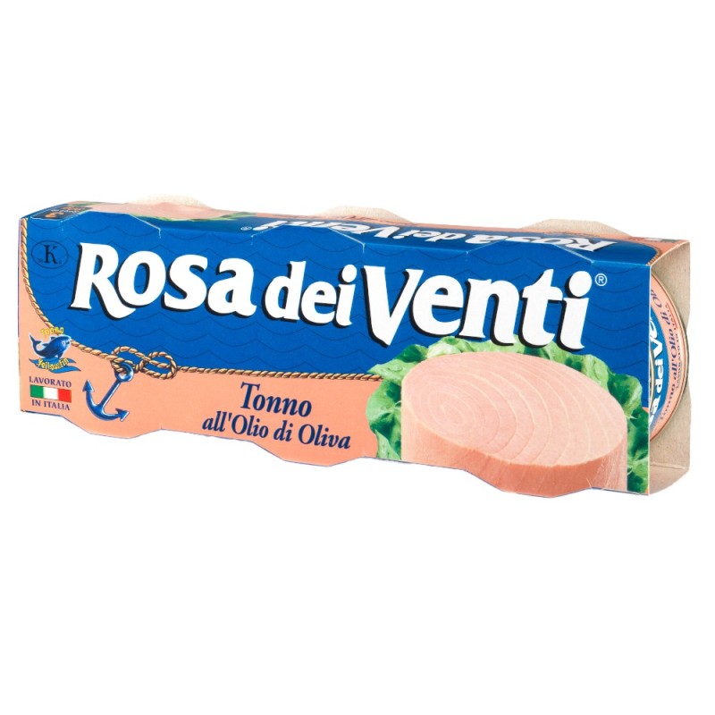 Set 2 x Ton in Ulei de Masline Rosa Dei Venti, Callipo, 3 x 80 g