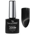 Set 2 x Top Coat Cat Eye SensoPRO Milano 10 ml, Rainbow