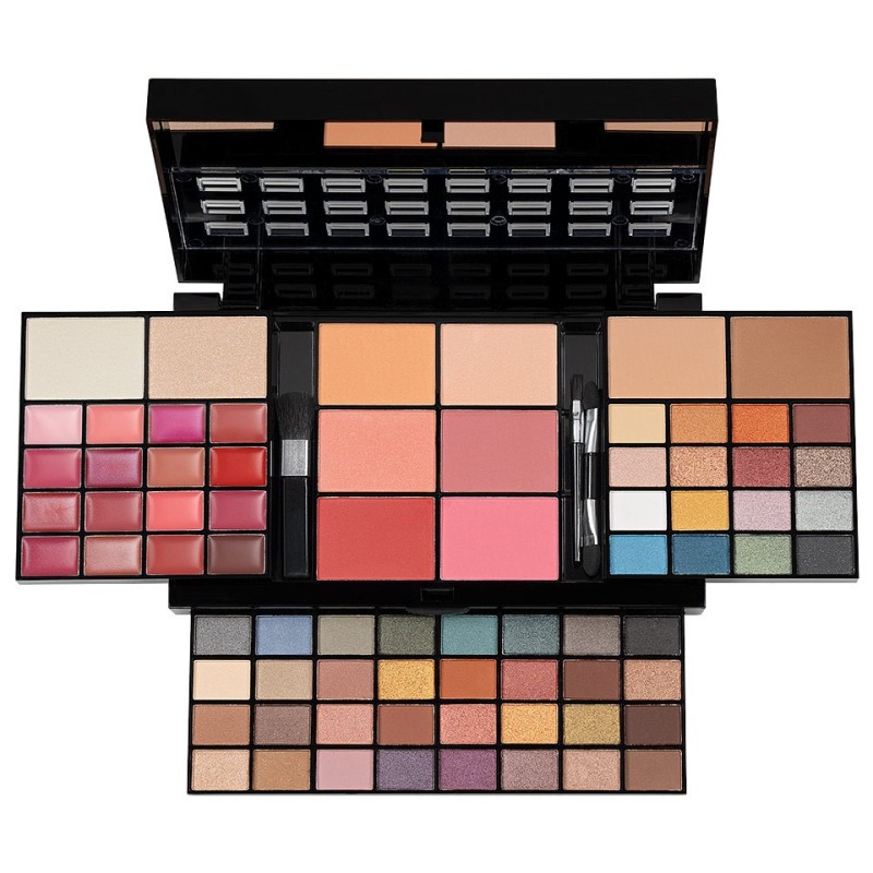 Set 2 x Trusa Machiaj Multifunctionala Exclusive Beauty 74 Culori, SensoPRO Milano