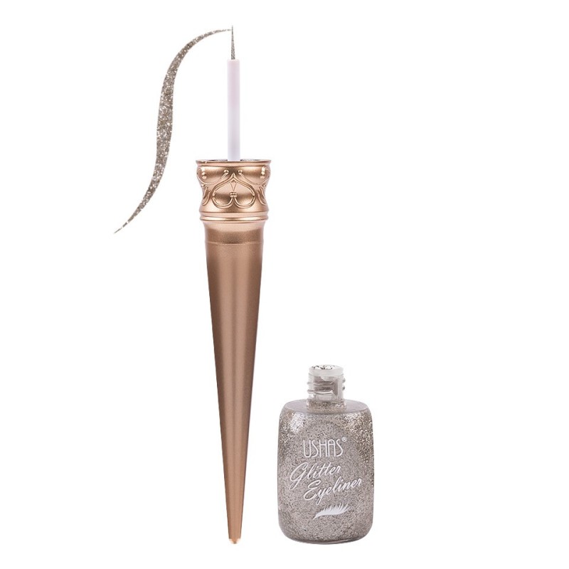 Set 2 x Tus de Ochi Colorat Glitter Eyeliner Ushas, 01