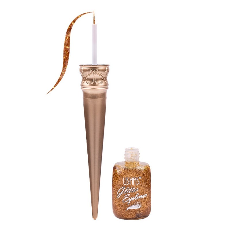 Set 2 x Tus de Ochi Colorat Glitter Eyeliner Ushas, 03