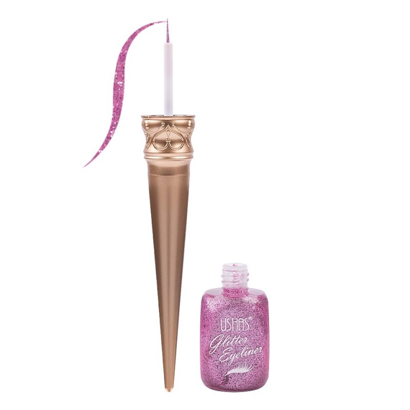 Set 2 x Tus de Ochi Colorat Glitter Eyeliner Ushas, 04