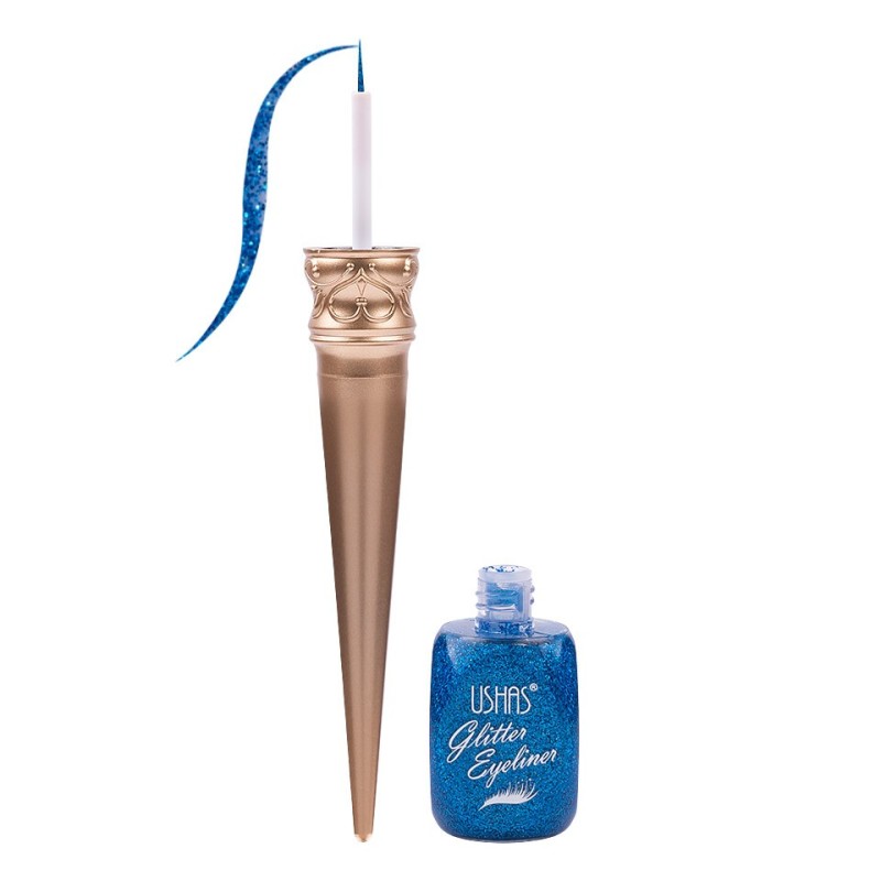 Set 2 x Tus de Ochi Colorat Glitter Eyeliner Ushas, 06