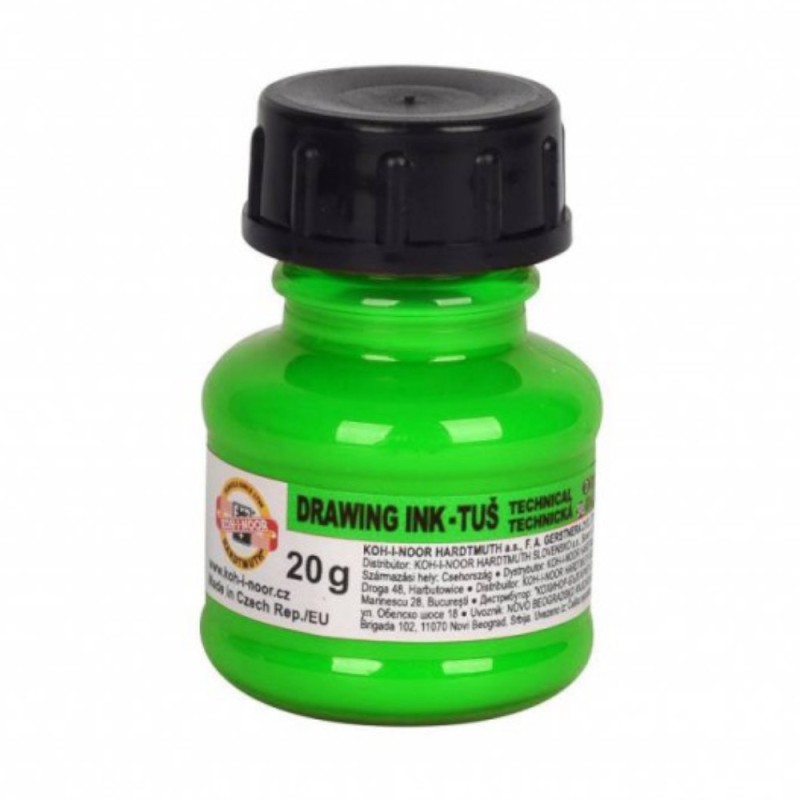 Set 2 x Tus Desen Culori Fluorescente, Verde