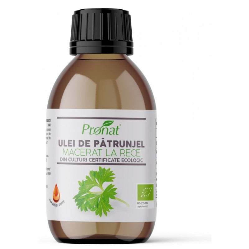 Set 2 x Ulei BIO de Patrunjel, Macerat la Rece, 100 ml, Pronat