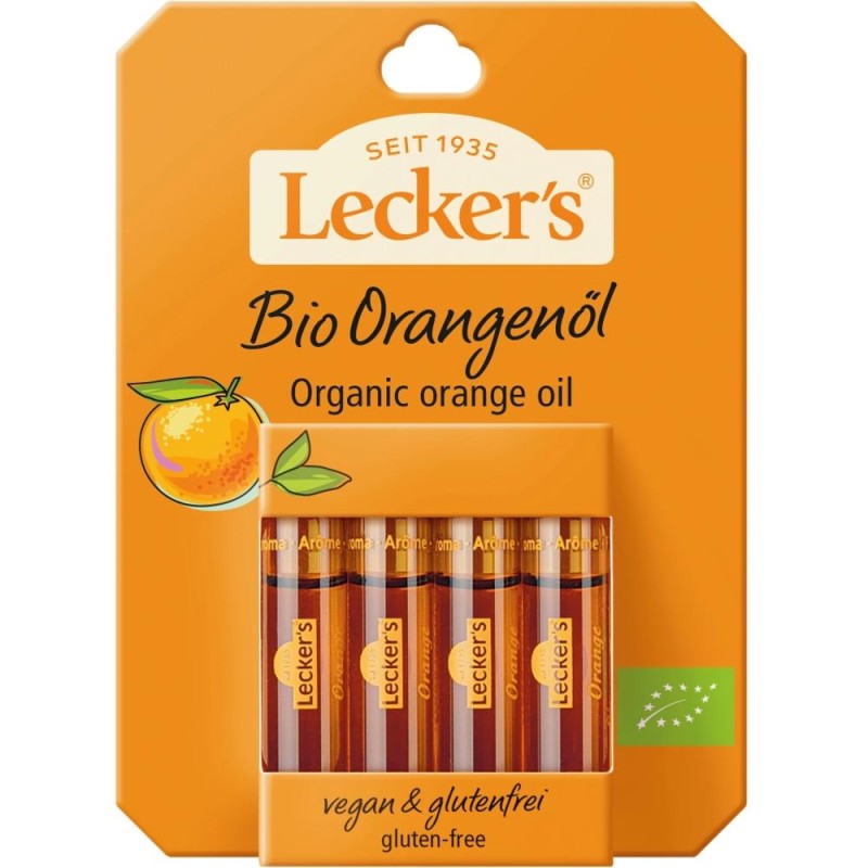 Set 2 x Ulei BIO de Portocale 4x2 ml, Lecker's