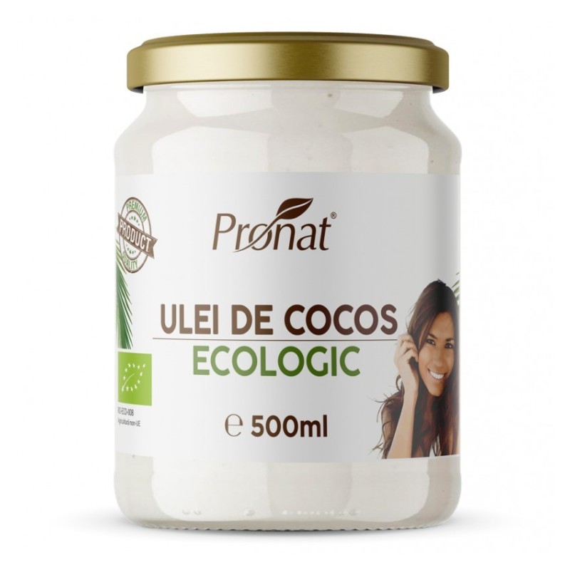 Set 2 x Ulei de Cocos RBD BIO, 500 ml, Pronat