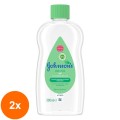 Set 2 x Ulei de Corp Johnson's Baby, cu Aloe Vera, 300 ml