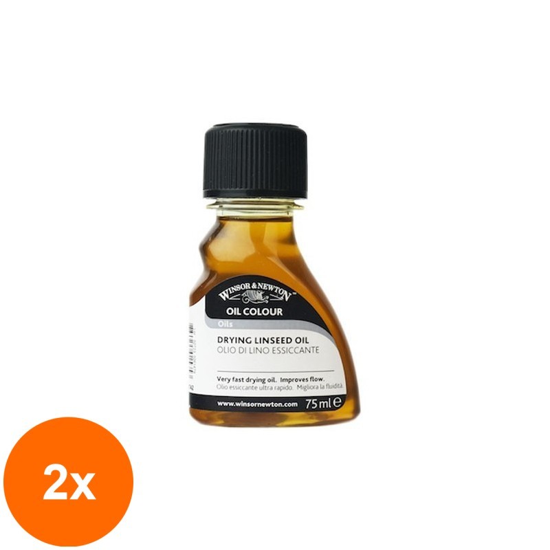 Set 2 x Ulei de in sicativ Winsor Newton