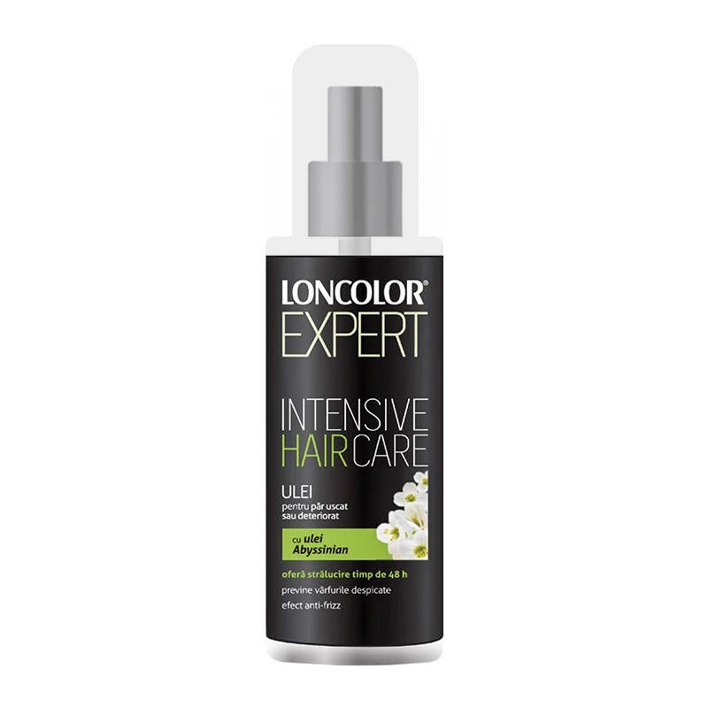 Set 2 x Ulei de Par Loncolor Expert Intensive Hair Care cu Ulei Abyssinian, pentru par Uscat / Deteriorat, 100 ml