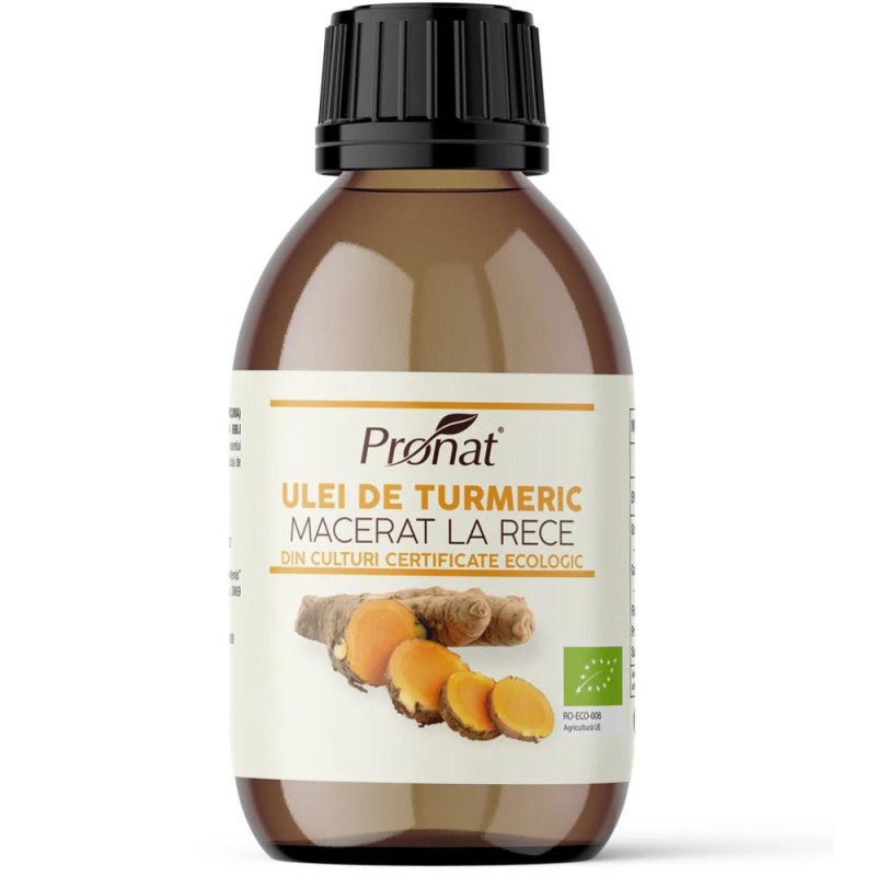 Set 2 x Ulei de Turmeric Macerat la Rece, Bio, 100 ml