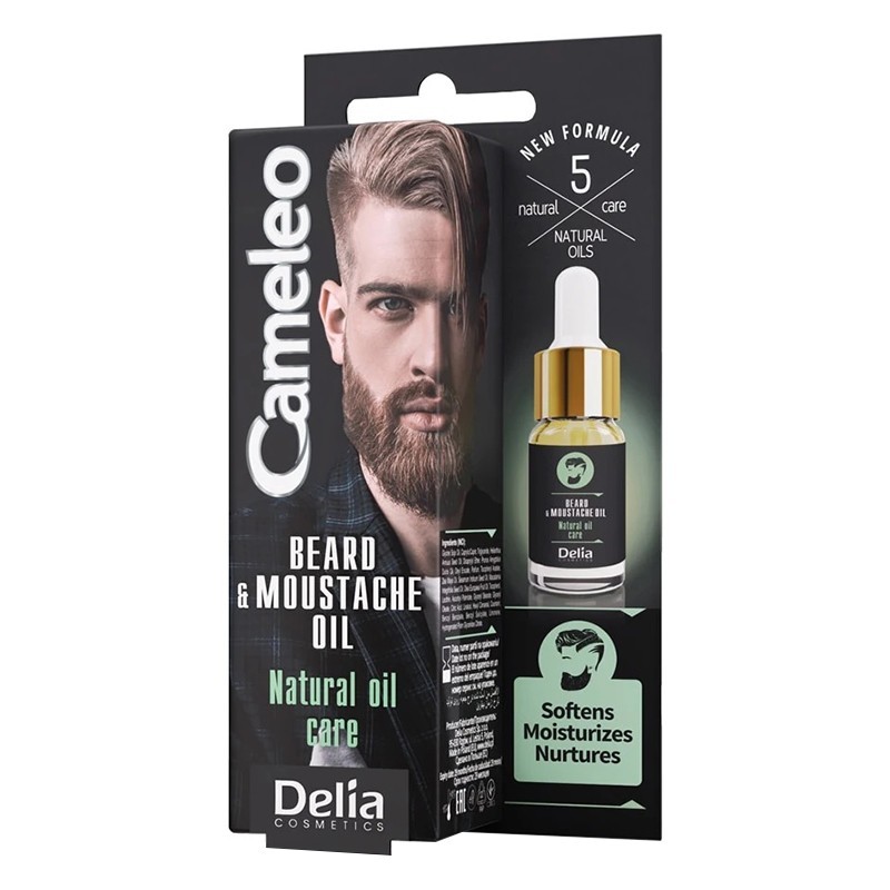 Set 2 x Ulei pentru Barba si Mustata Cameleo, Delia Cosmetics, 10 ml