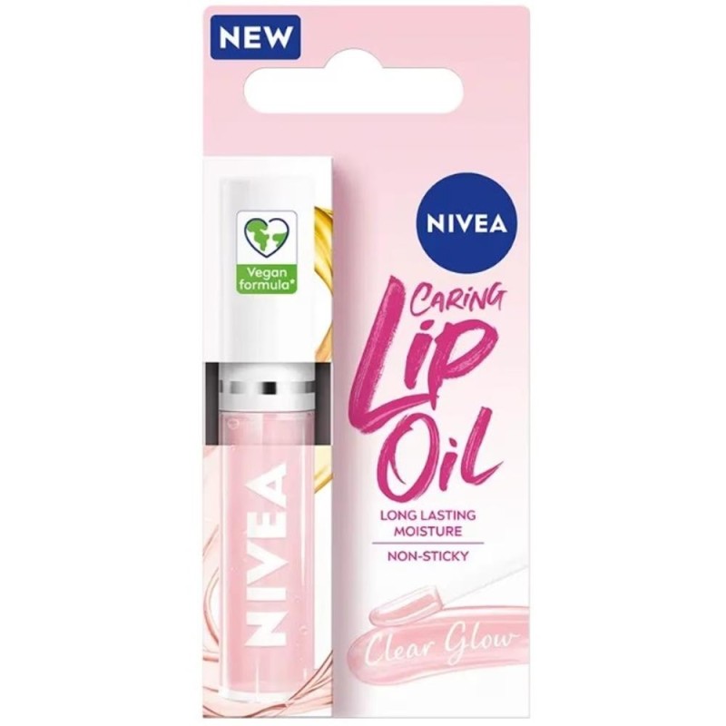 Set 2 x Ulei pentru Buze, Nivea Clear Glow, Caring Lip Oil, 5.5 ml