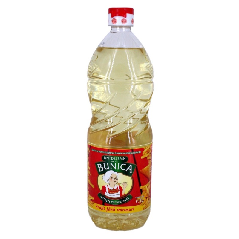 Set 2 x Ulei Prajit de Floarea Soarelui Bunica, 1 l