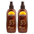Set 2 x Ulei Spray Bronzare Accelerata Elmiplant SPF 30, 150 ml
