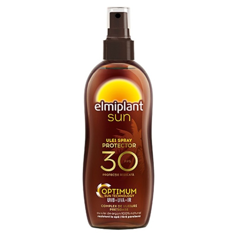Set 2 x Ulei Spray Bronzare Accelerata Elmiplant SPF 30, 150 ml