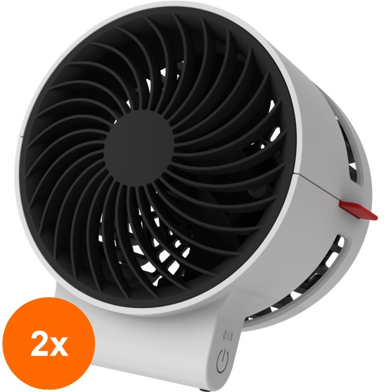 Set 2 x Ventilator Aer pentru Birou, Air Shower Boneco, F50
