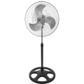 Set 2 x Ventilator cu Picior, 3 Viteze, Diametru 45 cm, Inaltime Reglabila Maxim 130 cm, Putere 55 W, Zilan