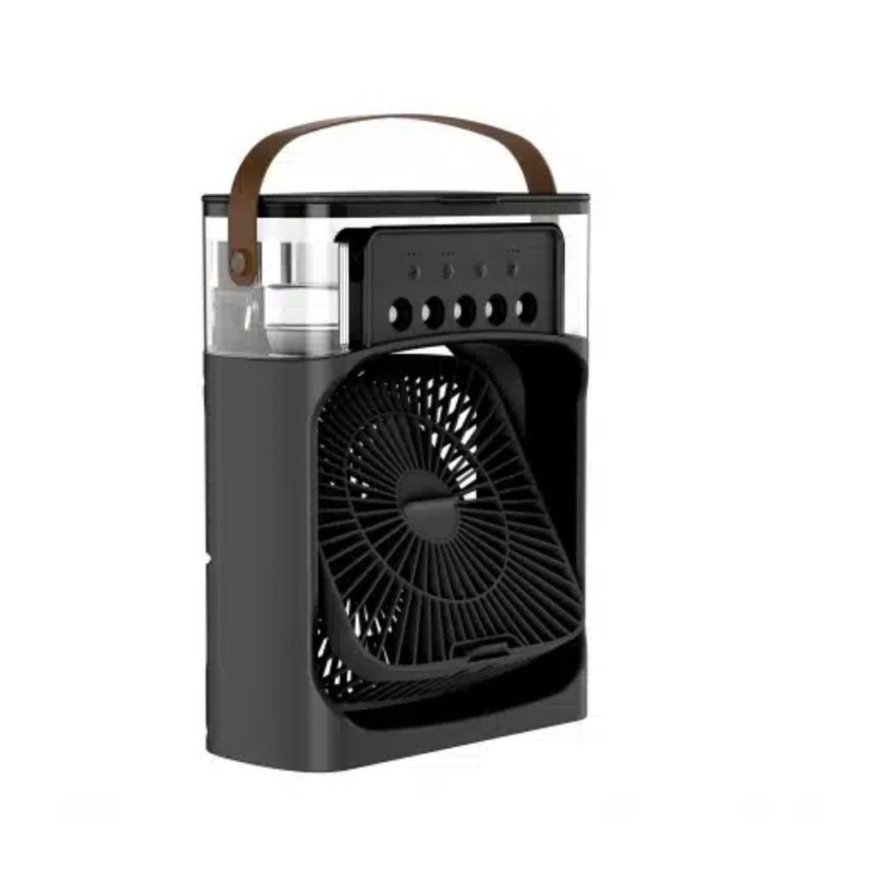 Set 2 x Ventilator de Birou Floria, 3 Trepte de Viteza, Pulverizare Apa, 10W