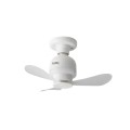 Set 2 x Ventilator de Tavan Floria, cu Iluminare Led,Diameru 15.2 cm, 3 Palete, Putere 11 W
