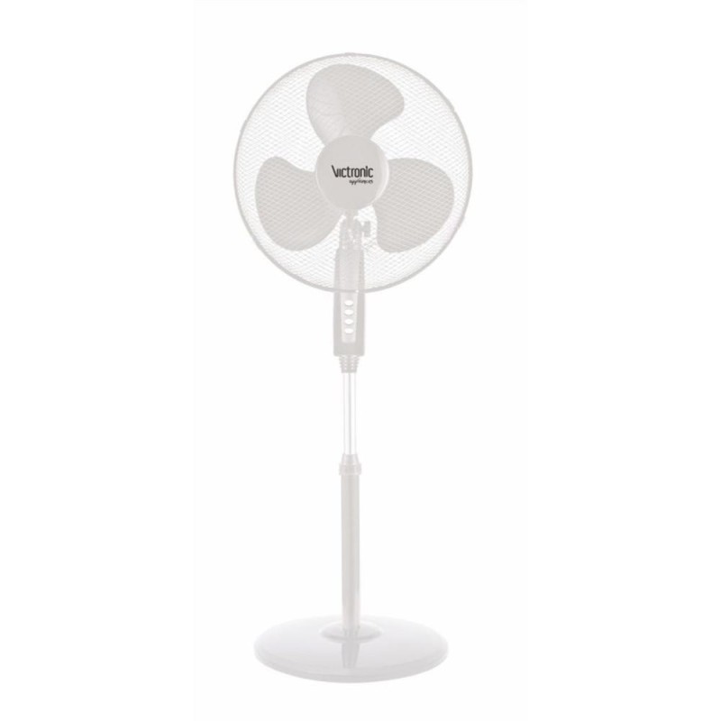 Set 2 x Ventilator Electric, cu Picior, 40 cm, 3 Trepte Viteza, 40 W, Alb, Victronic