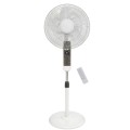 Set 2 x Ventilator Electric, cu Picior, Telecomanda, 40 cm, 3 Trepte Viteza, 45 W, Negru, Victronic