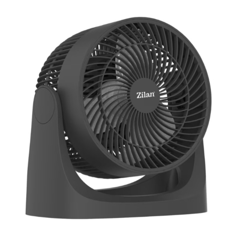 Set 2 x Ventilator pentru Podea sau Birou, 3 Viteze, Putere 35 W, Diametru 22 cm, Inaltime 29 cm, Zilan