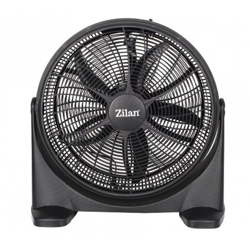 Set 2 x Ventilator pentru Podea sau Birou, Putere 75 W, 3 Trepte de Viteza, Zilan