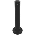 Set 2 x Ventilator Turn, 81 cm, 45W, Telecomanda, Negru, Well Glacial