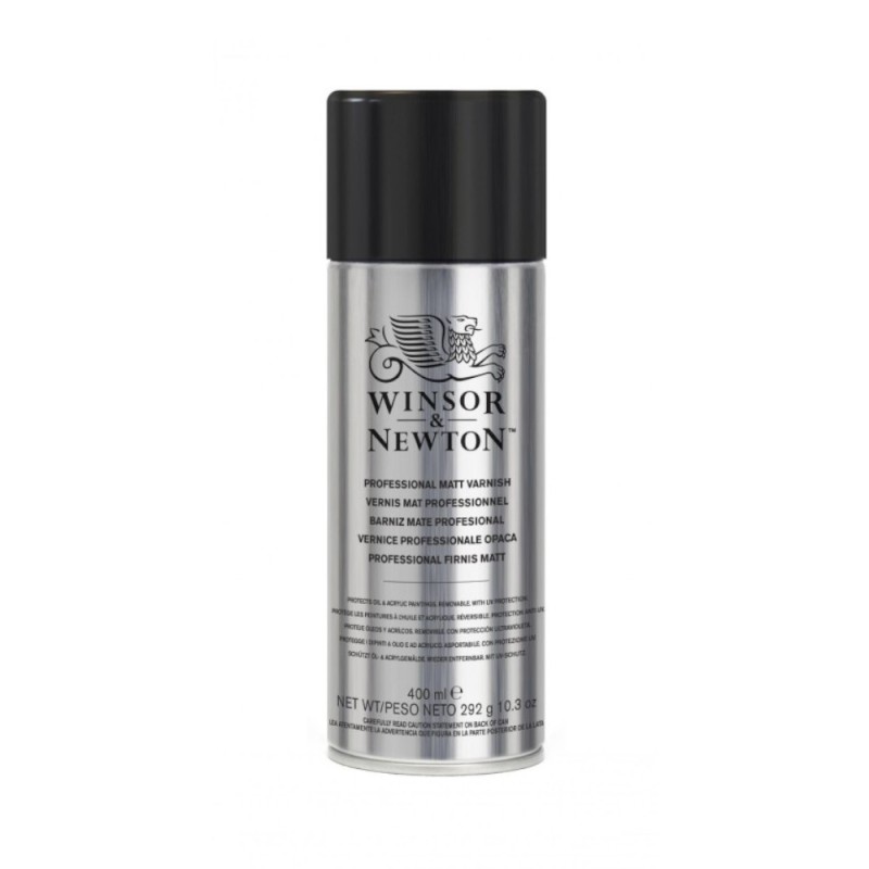 Set 2 x Vernis Mat Aerosol Winsor Newton