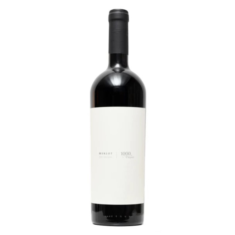 Set 2 x Vin 1000 de Chipuri, Merlot, Rosu Sec, 0.75 l