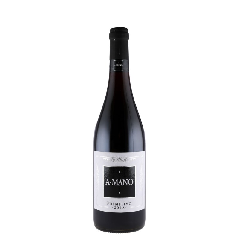 Set 2 x Vin A Mano Primitivo, Rosu Sec, 0.75 l