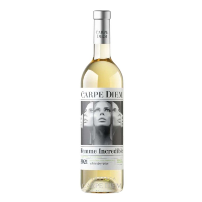 Set 2 x Vin Alb Carpe Diem, Femme Incredible, 0.75 l