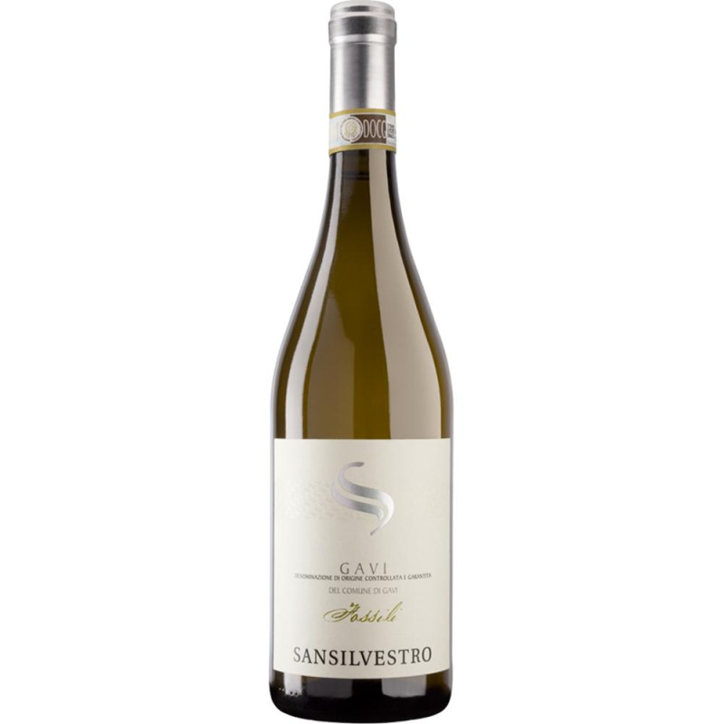 Set 2 x Vin Alb Sansilvestro Gavi Di Gavi Fossili, 0.75 l