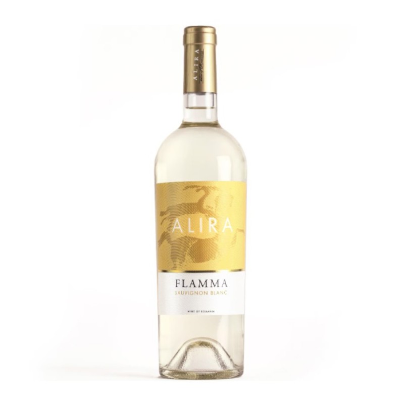 Set 2 x Vin Alira Flamma, Sauvignon Blanc, 2022, Alb Sec, 750 ml