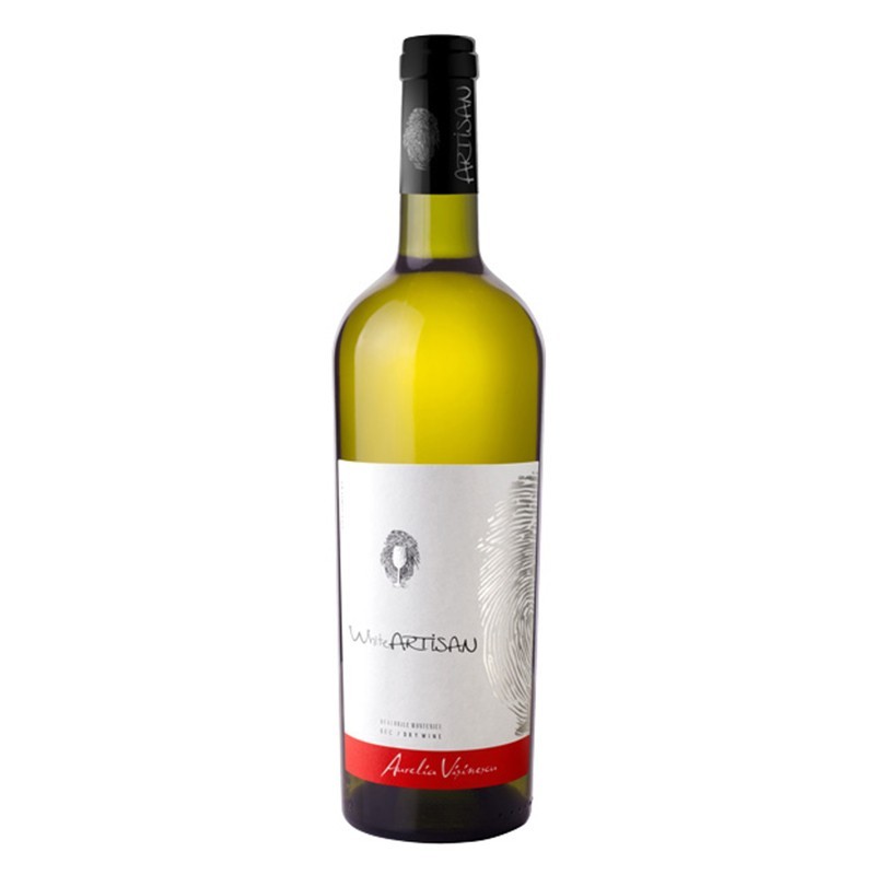 Set 2 x Vin Aurelia Visinescu White Artisan, Alb Sec, 0.75 l