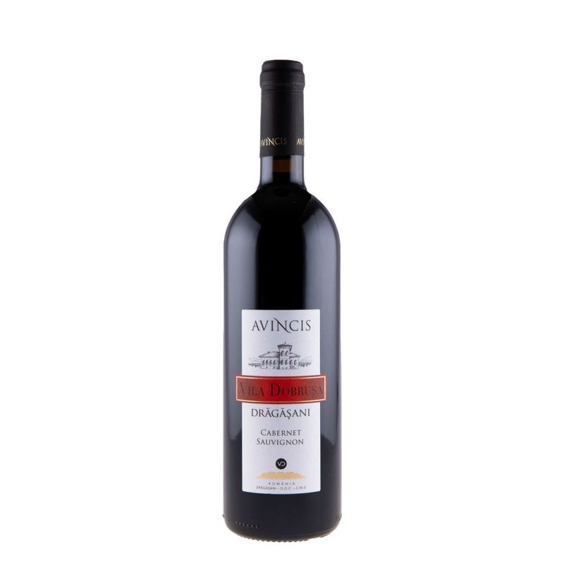Set 2 x Vin Avincis Vila Dobrusa Cabernet Sauvignon, Rosu Sec, 0.75 l
